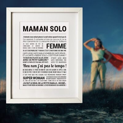 Poster "MAMMA SOLA"