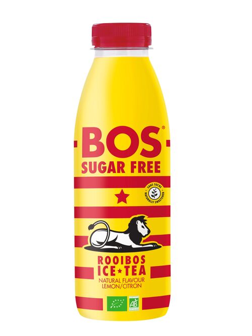 Ice Tea Lemon Sugarfree - Organic Rooibos - 500ml PET - BOS