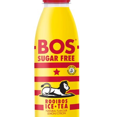 Sugarfree al limone del tè al ghiaccio - Rooibos biologico - PET da 500 ml - BOS