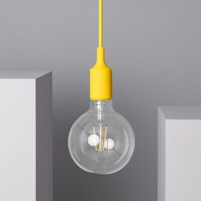 Ledkia Pendant Lamp Rubik Yellow