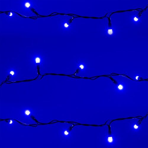 Ledkia Guirnalda Cable LED Transparente 3m Azul