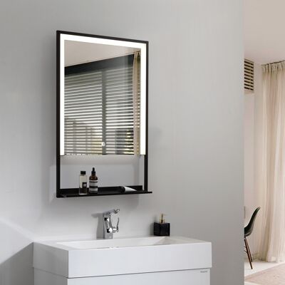 Ledkia Badezimmerspiegel mit Antibeschlag-LED-Licht Touch Madeira Kaltweiß 6000K - 6500K