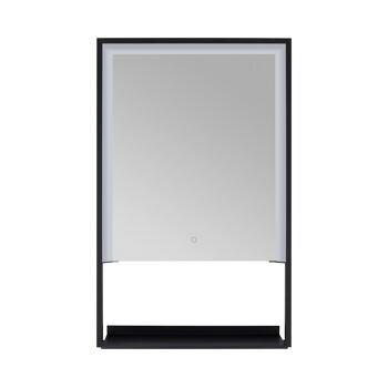 Ledkia Miroir Salle de Bain avec Lumière LED Anti-Buée Touch Madeira Blanc Froid 6000K - 6500K 3