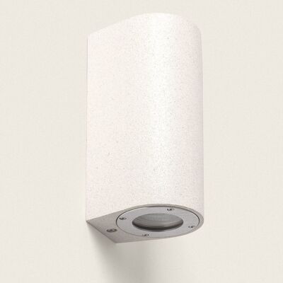 Ledkia Applique Extérieure Ciment Eclairage Double Face Batu Blanc