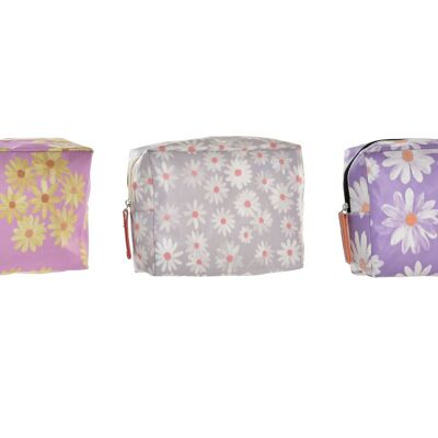 NYLON WASHBAG 15X6X12 DAISIES 3 ASSORTMENTS. NC193390