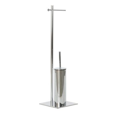 SUPPORT WC ACIER 20X20X71 ARGENT CHROME PB183517