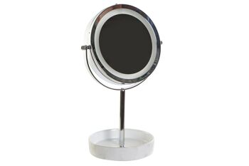 MIROIR LED CÉRAMIQUE 14.5X14.5X33 MÉTALLIQUE PB186064 1