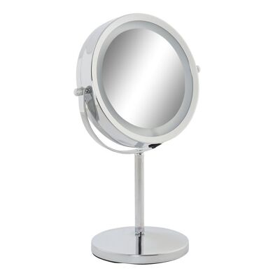 METAL LED MIRROR 21,5X13,5X32,5 1X/5X SILVER PB187757