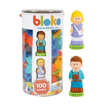 BLOKO – Tube de 100 BIoko – Dès 12 Mois – Fabriqué en Europe – Jouet de  Construction 1er âge – 503503 : : Jeux et Jouets