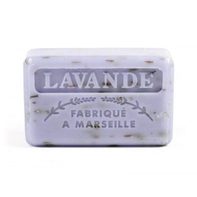 5x Savonnette Marseillaise lavender scrub 125g