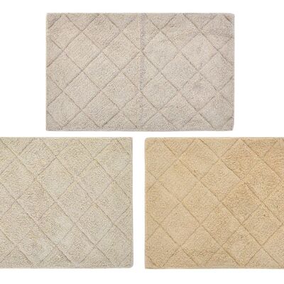 COTTON CARPET 80X50X1 520 GR G BATHROOM 3 SURT. PB197486