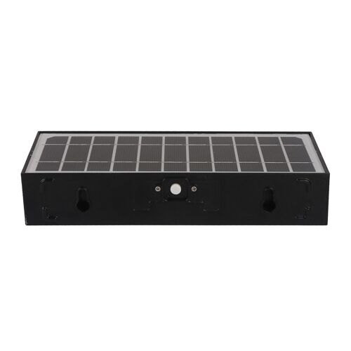 Ledkia Aplique de Pared Exterior LED 6W Karl Solar Negro Blanco Neutro 4000K