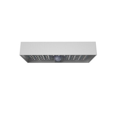 Ledkia Aplique de Pared Exterior LED 6W Karl Solar Blanco Blanco Cálido 3000K