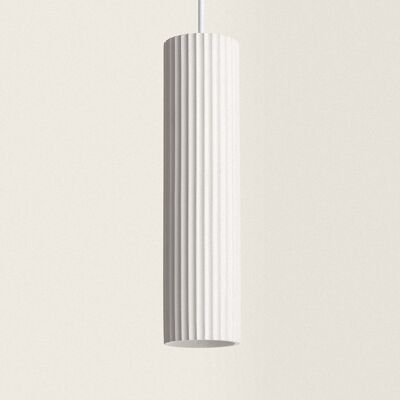 Ledkia Suspension Plâtre Colum Blanc