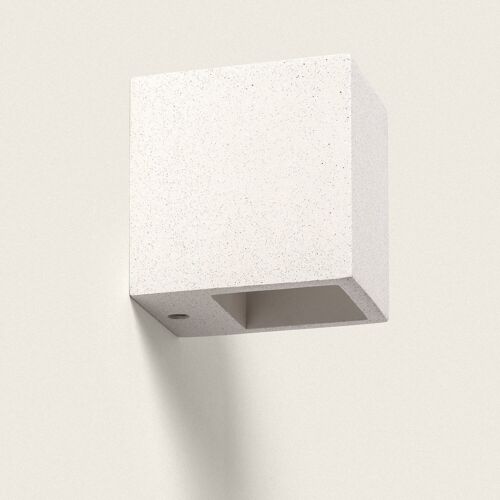 Ledkia Aplique de Pared Cemento Iluminación Doble Cara Batam Blanco