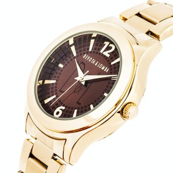 Devota & Lomba Montre à quartz pour femme Dl001W-02Brow 2