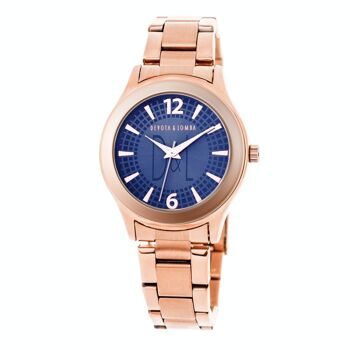 Devota & Lomba Montre à quartz pour femme Dl001W03Marin