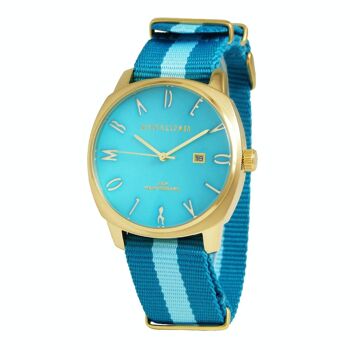 Montre à quartz Devota & Lomba pour homme Dl008Mspblbl- 1