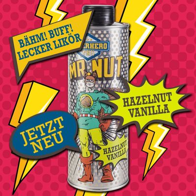 Mr. Nut Hazelnut Liqueur Superhero Spirits