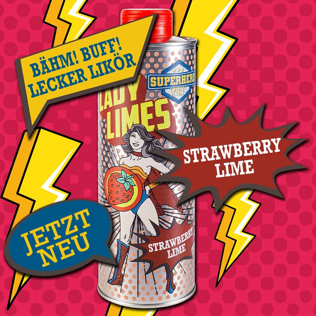 Lady Limes Erdbeerlimes Superhero Spirits