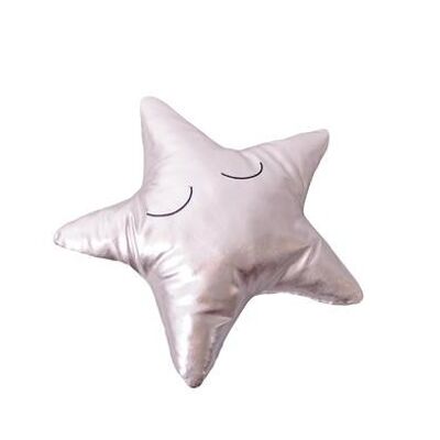Silver star cushion