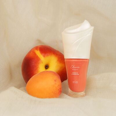 Natural nail polish - peach / apricot - CLEVER BEAUTY