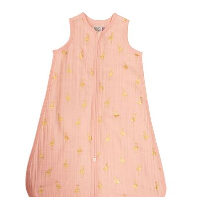 Gold flamingo sleeping bag 0-6m