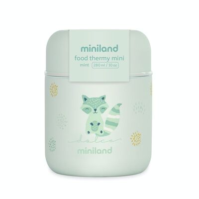 Miniland Food Thermy Mini Mint 280ml. Thermoskannen für feste Nahrung