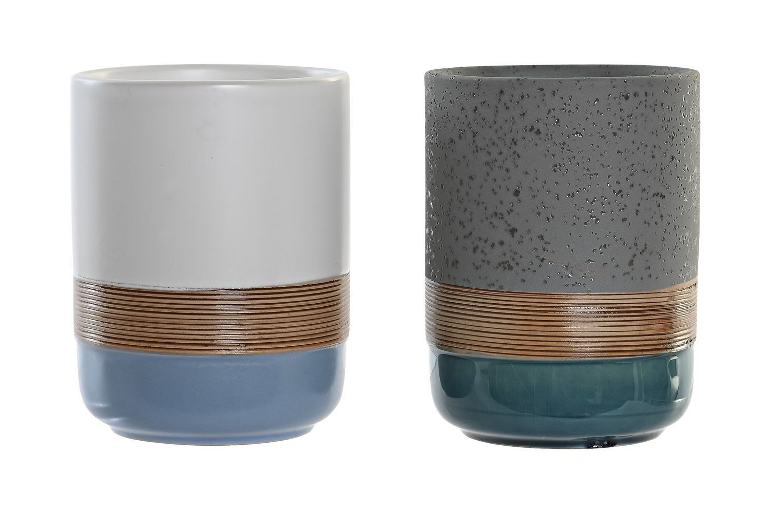 VASO GRES 9X9X12 2 SURT. PB202834