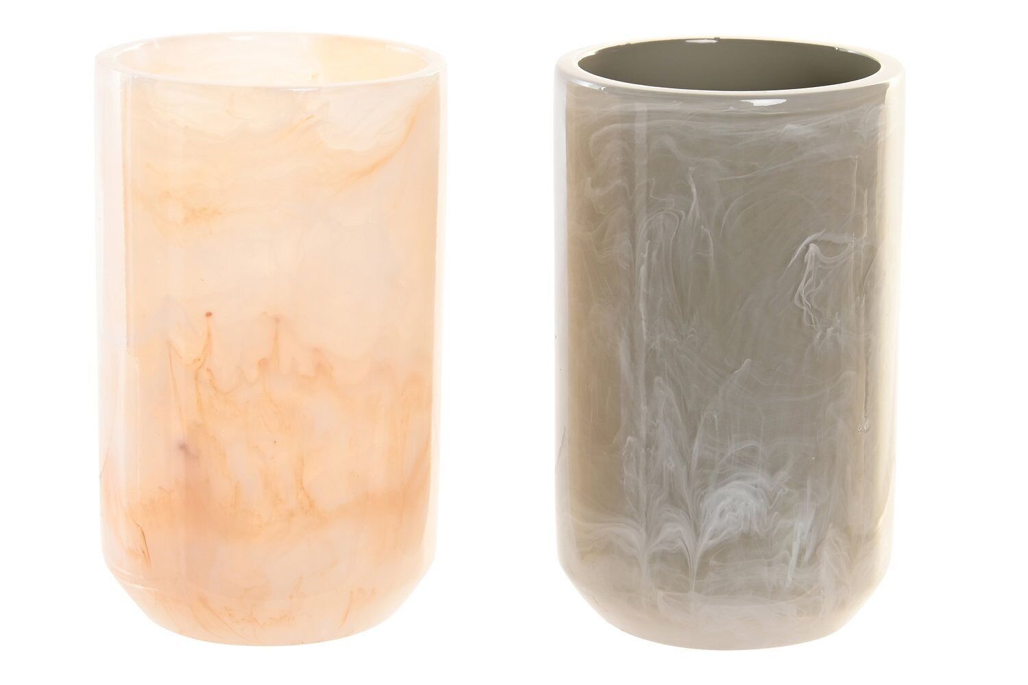 VETRO RESINA 7X7X11 SIMIL MARMO 2 ASSORTITI. PB203610