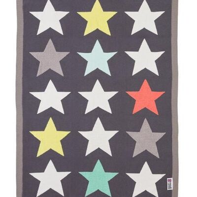 Superstar knit blanket/shawl