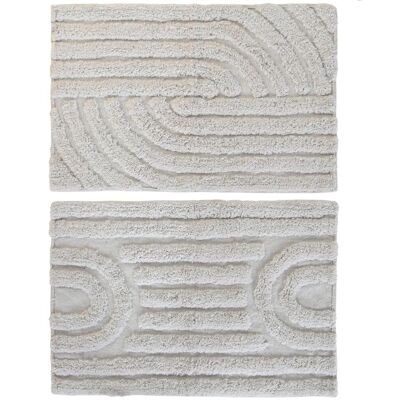 COTTON CARPET 40X60X0,5 1300 GSM ABSTRACT 2 SU PB205256