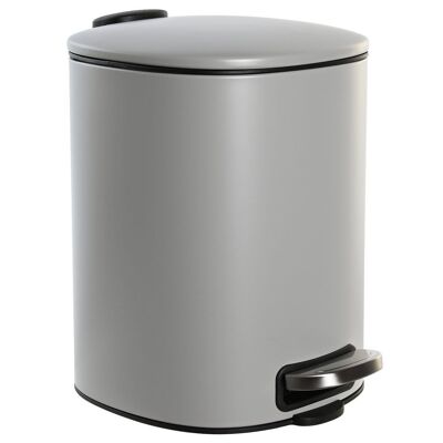 PAPELERA METAL INOX 25X20X27 GRIS PB205866
