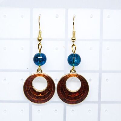 Handmade kyanite earrings