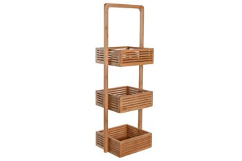 ETAGERE BAMBOU MDF 23X19X70 3 TABLETTES NATUREL PB205873 1