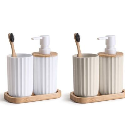 BAÑO SET 3 PS BAMBU 16X9X18 2 SURT. PB205877