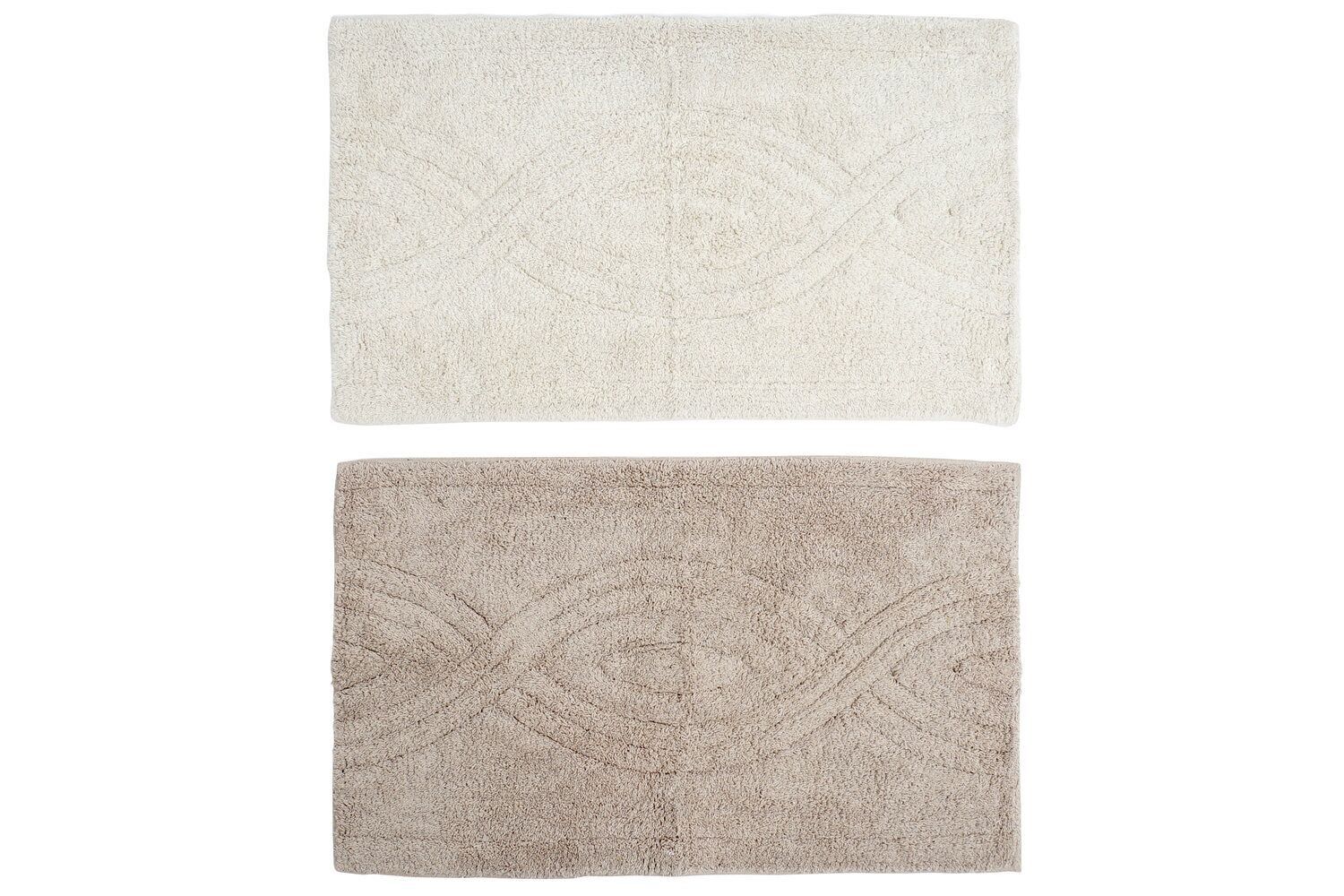 TAPPETO COTONE 80X50X2 1300 G/M2 K 2 ASSORTITI. TX185197