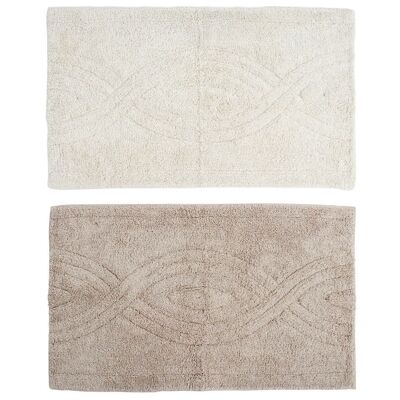 TAPIS COTON 80X50X2 1300 G/M² K 2 ASSORTIS. TX185197