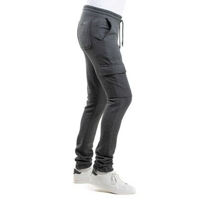 jogging homme | gris poches cargo L38 > L36