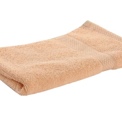 COTTON TOWEL 30X50X1 600GSM PEACH TOILET TX200359