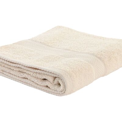COTTON TOWEL 50X100X1 600GSM BASIN CREAM TX200363