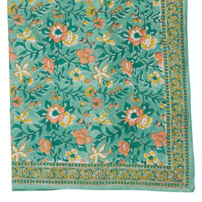 Tablecloth Blossom Green 170x250