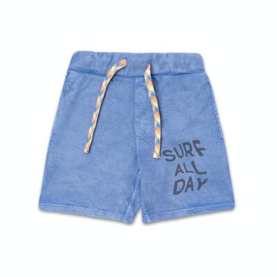 Boy's blue dot surfing shorts Beach Days - KB04H403B3