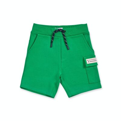 Bermuda vert tricot garçon La côte - KB04H204V2