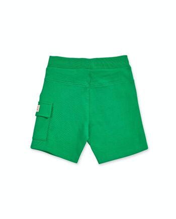 Bermuda vert tricot garçon La côte - KB04H204V2 2