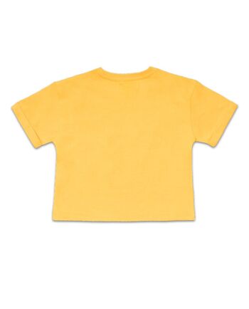 T-shirt en maille orange pour fille Full Bloom - KG04T405Y6 2