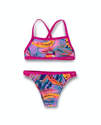 Bikini imprimé fille Full Bloom - KG04W403N3 1