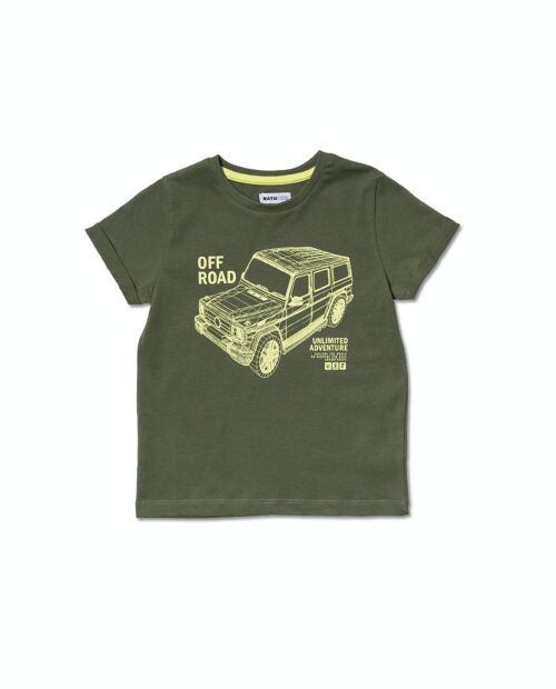 Camiseta punto caqui niño Desert trail - KB04T106K1