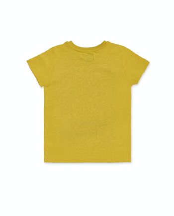 T-shirt en maille jaune garçon Votre jeu - KB04T304Y3 2