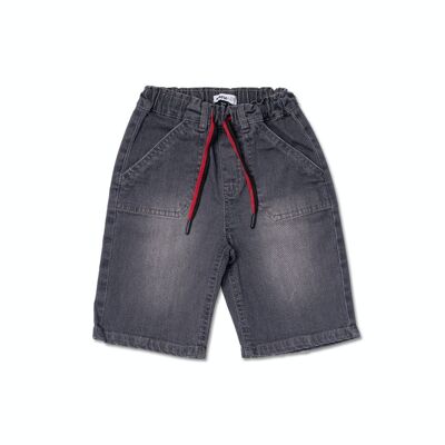 Bermuda plana gris niño Wild thing - KB04H602T1